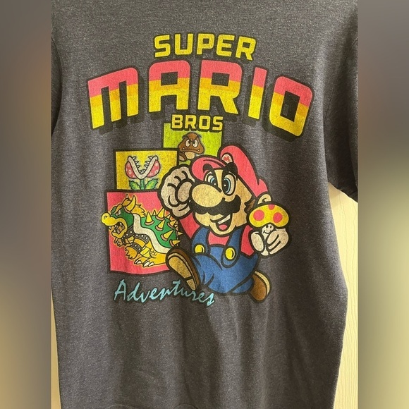 VINTAGE~GRAPHIC TEE~MARIO BROS~M - Picture 5 of 7